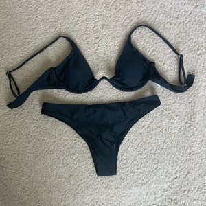 SHIEN Black Wired Bikini